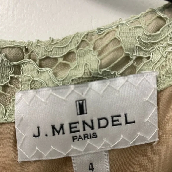 J. Mendel Paris Mint Lace Dress - Picture 4 of 7
